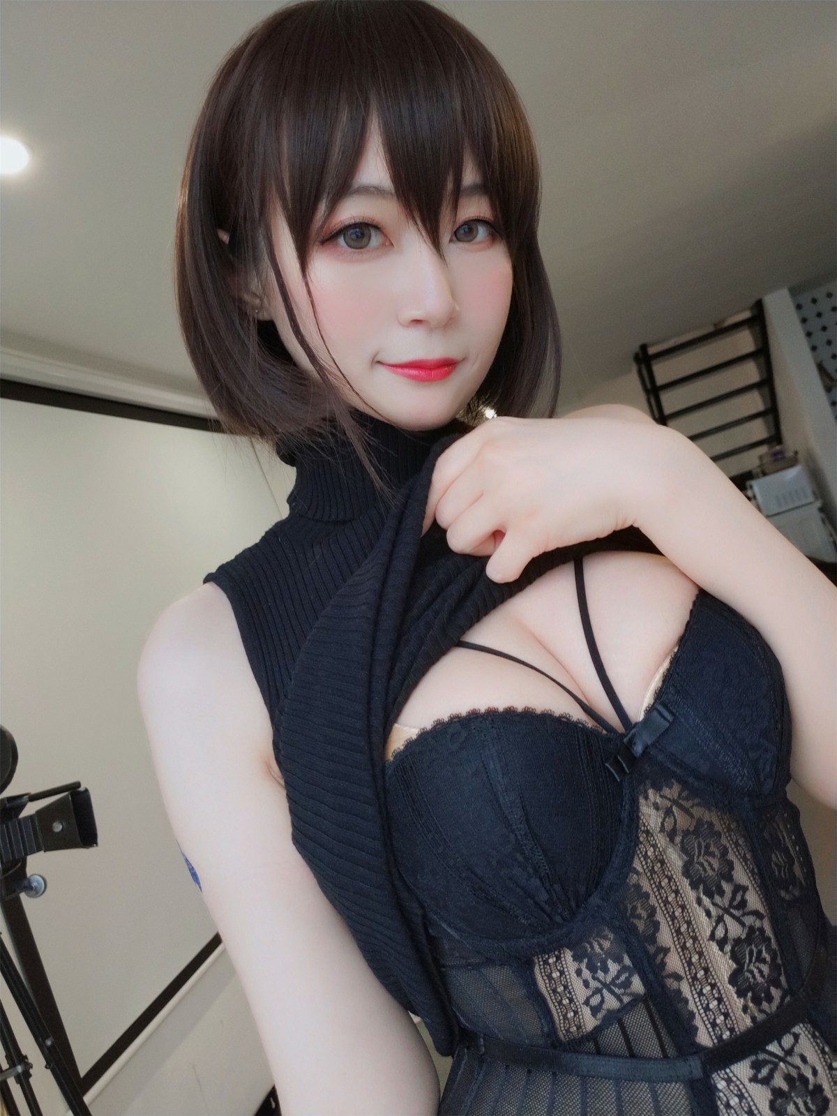 图片[27]-Coser小姐姐白银 – 黑色包臀裙 – COSPLAY-小乔阁
