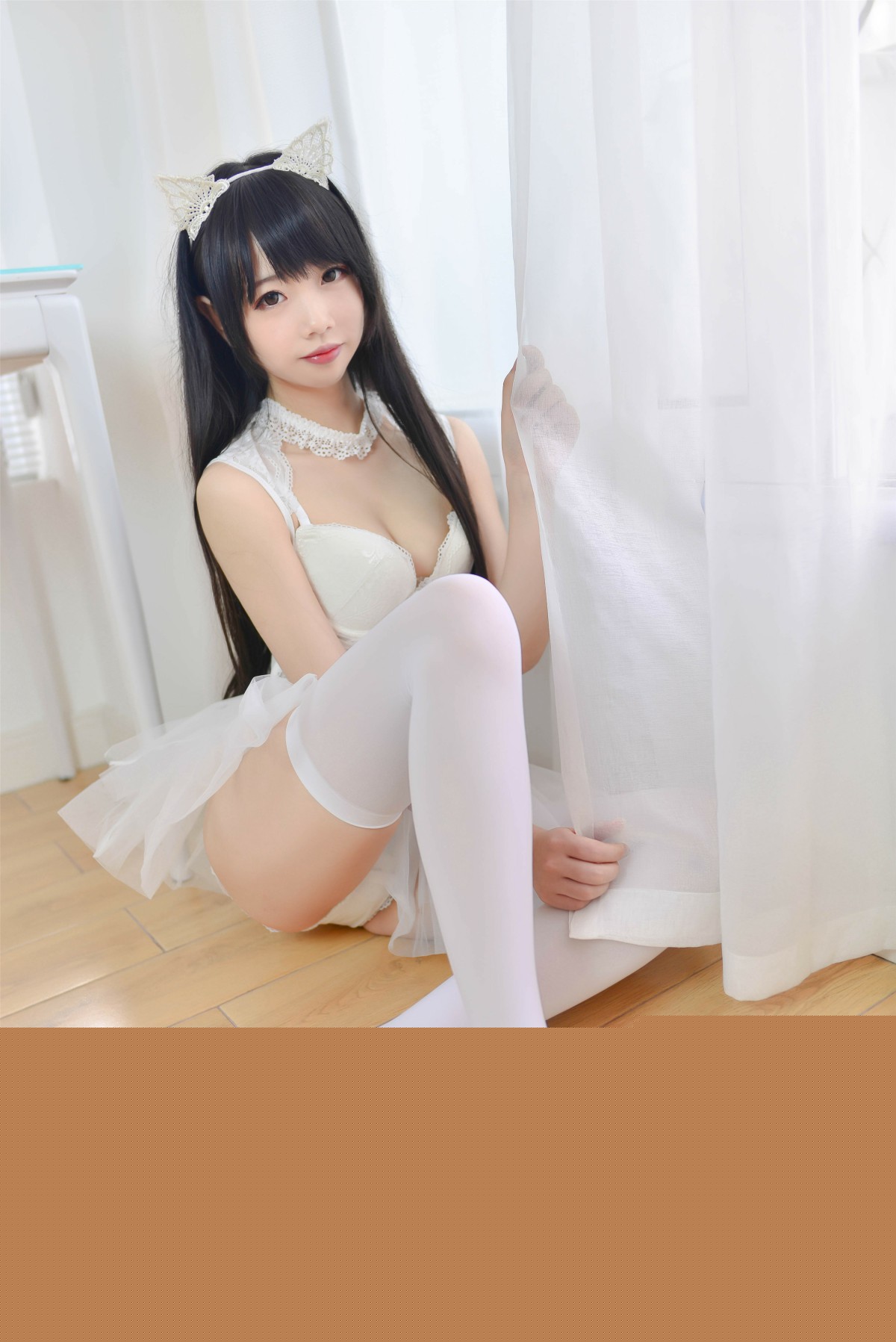 图片[10]-Cos小姐姐雪琪 – 猫系少女白猫 – COSPLAY-小乔阁