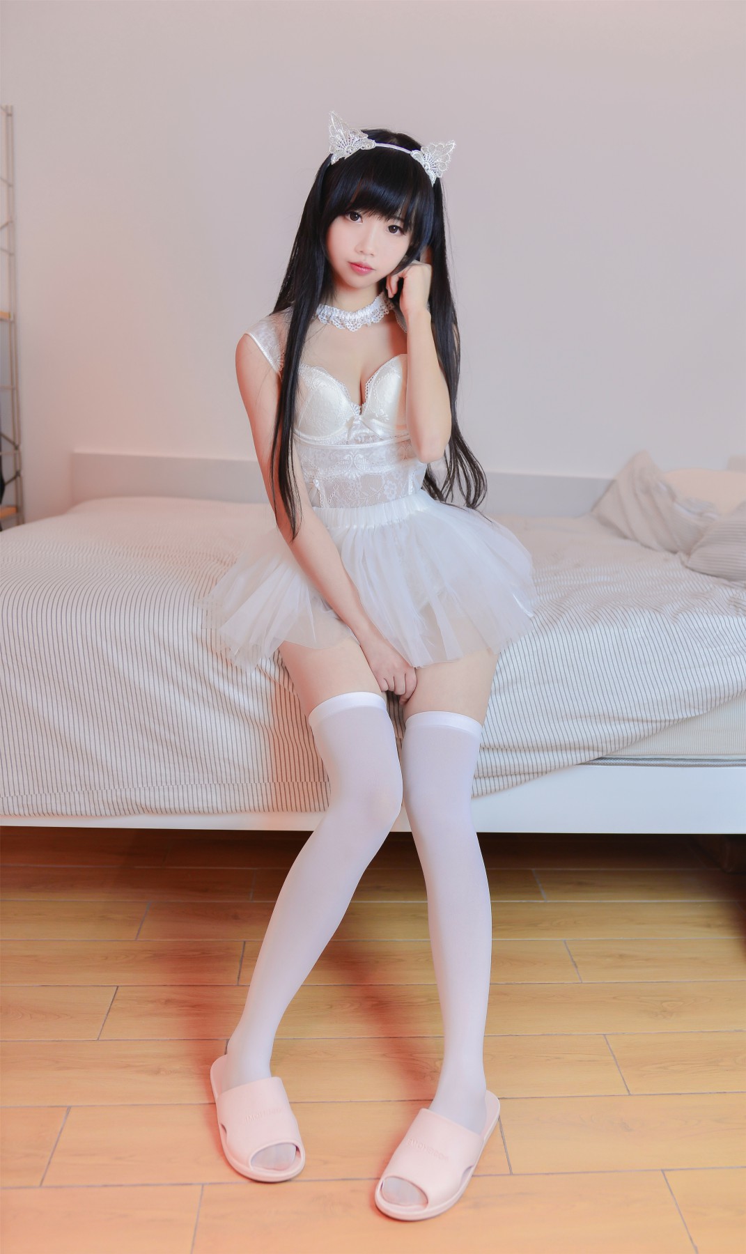 图片[31]-Cos小姐姐雪琪 – 猫系少女白猫 – COSPLAY-小乔阁