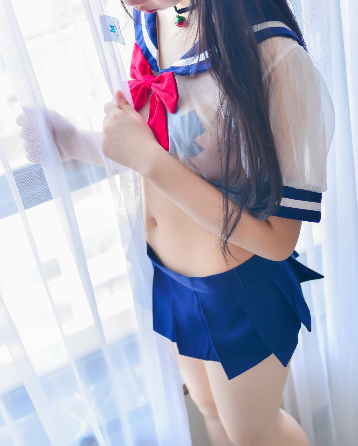 Cos小姐姐雪琪 – 透明JK – COSPLAY-小乔阁
