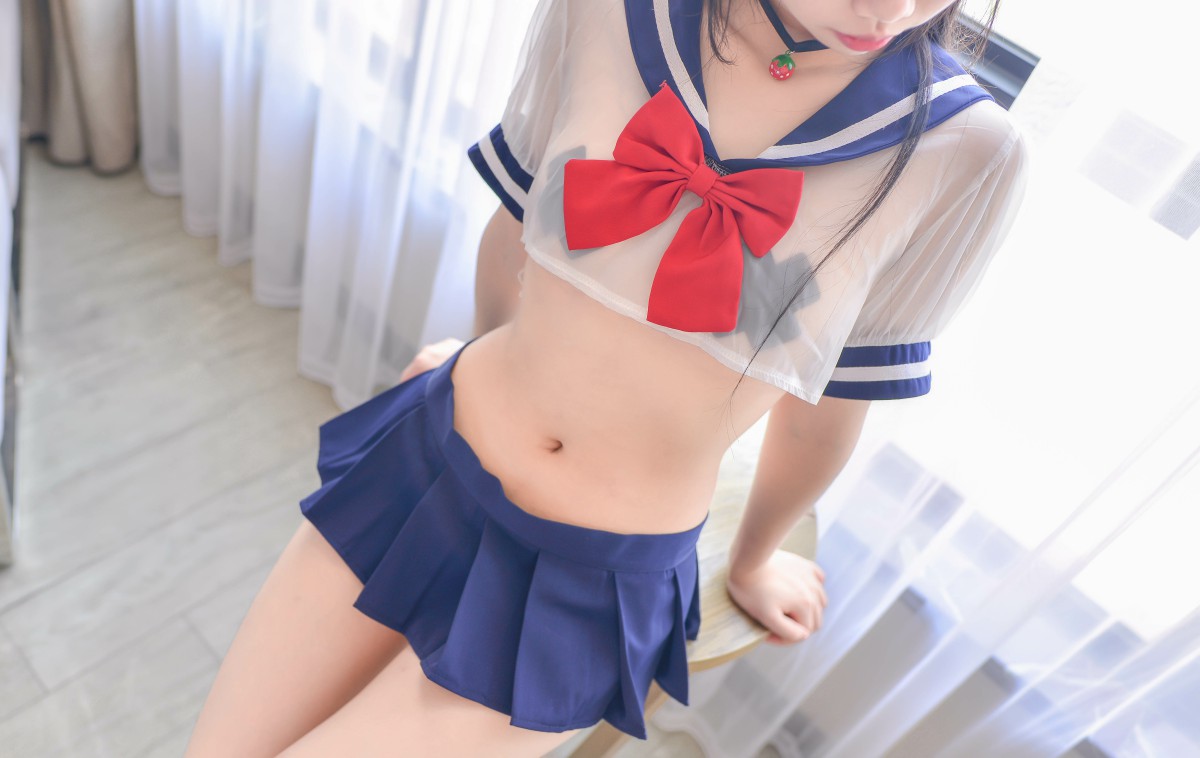 图片[4]-Cos小姐姐雪琪 – 透明JK – COSPLAY-小乔阁