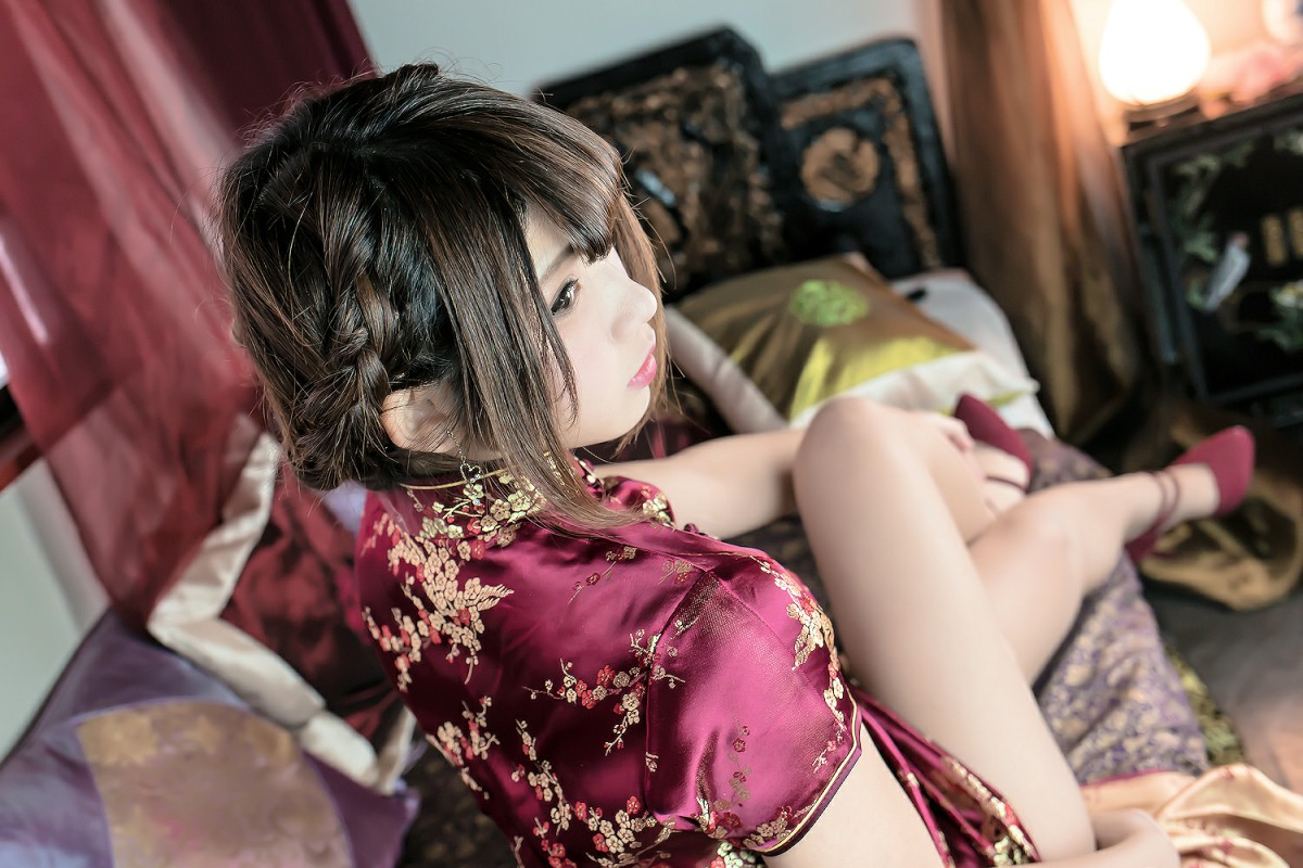 图片[20]-中華娘娘之红色旗袍与美腿高跟 – COSPLAY-小乔阁