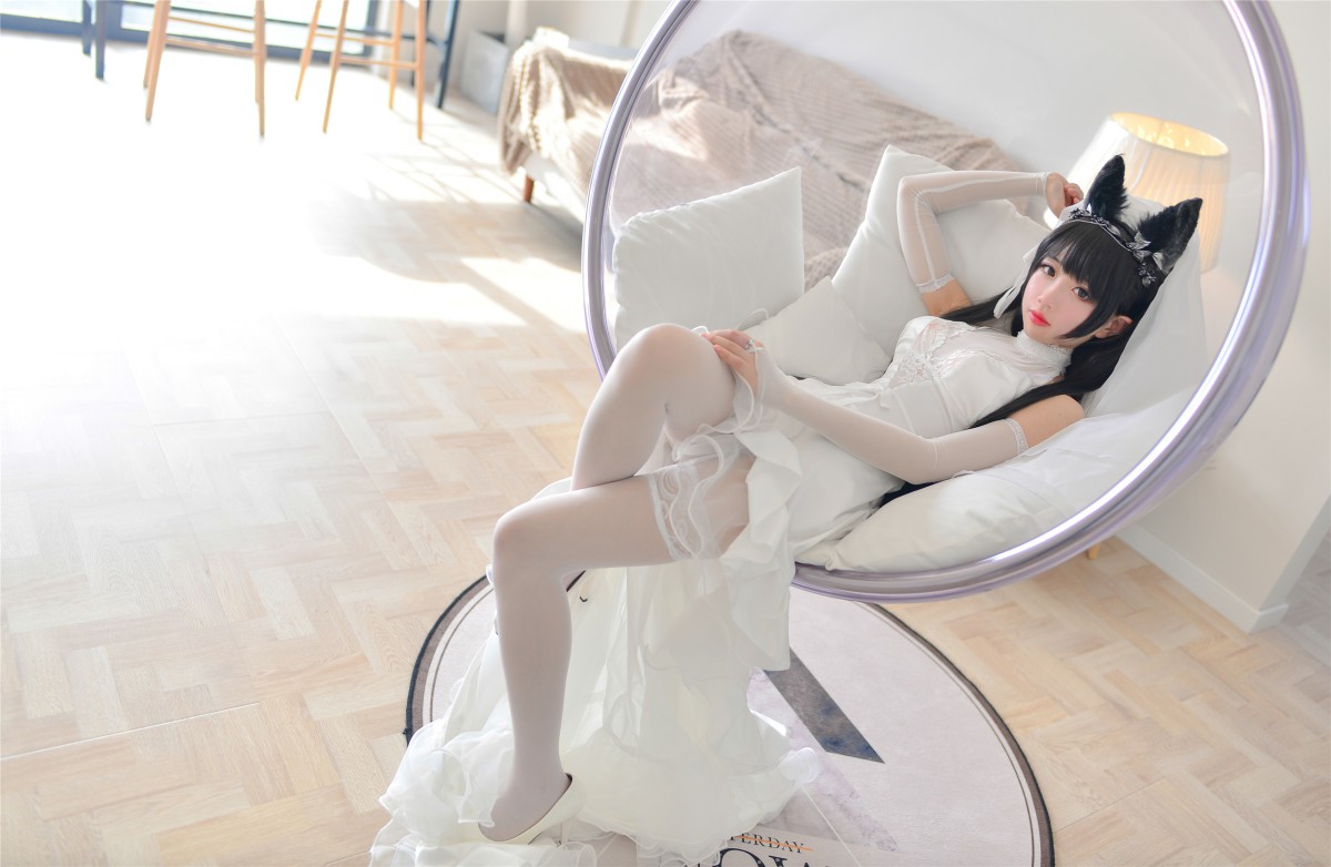 图片[6]-Cos小姐姐雪琪- 爱宕高跟美腿与婚纱 – COSPLAY-小乔阁