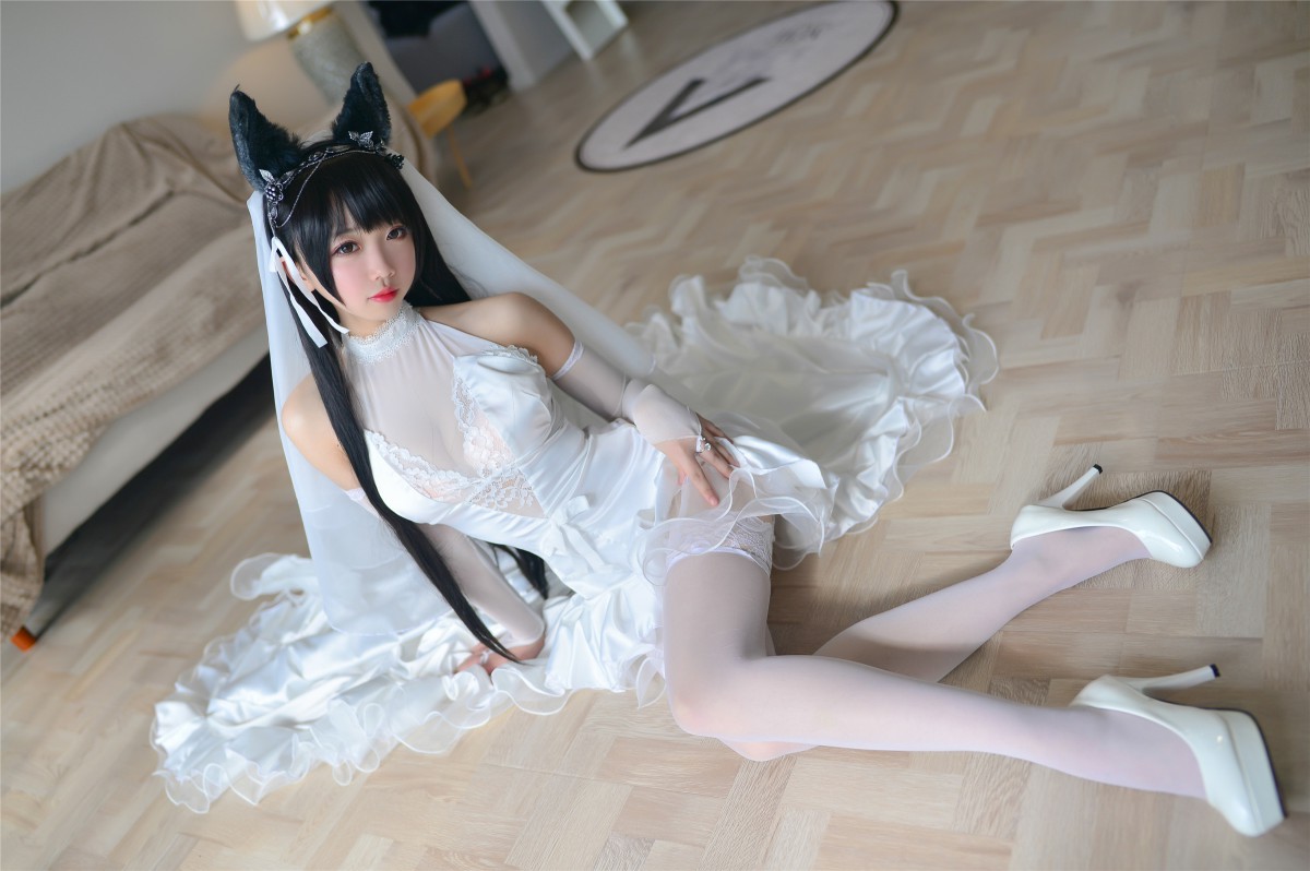 图片[7]-Cos小姐姐雪琪- 爱宕高跟美腿与婚纱 – COSPLAY-小乔阁