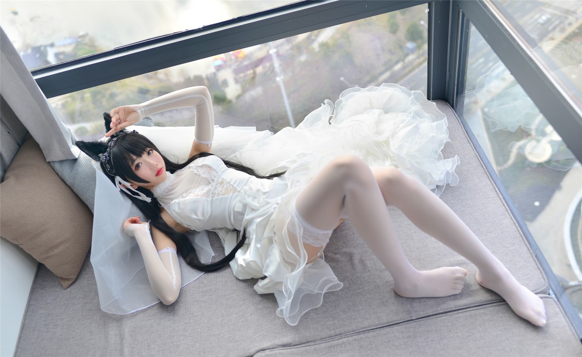 图片[11]-Cos小姐姐雪琪- 爱宕高跟美腿与婚纱 – COSPLAY-小乔阁