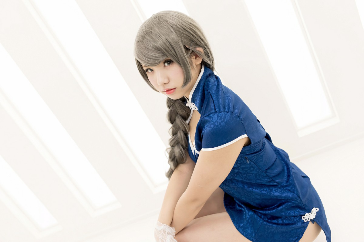 图片[6]-中華娘娘之Blue蓝色旗袍与美腿高跟 – COSPLAY-小乔阁