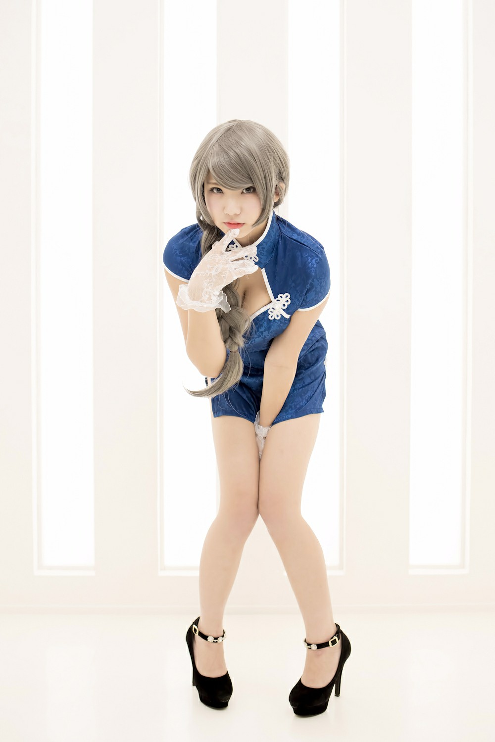图片[17]-中華娘娘之Blue蓝色旗袍与美腿高跟 – COSPLAY-小乔阁