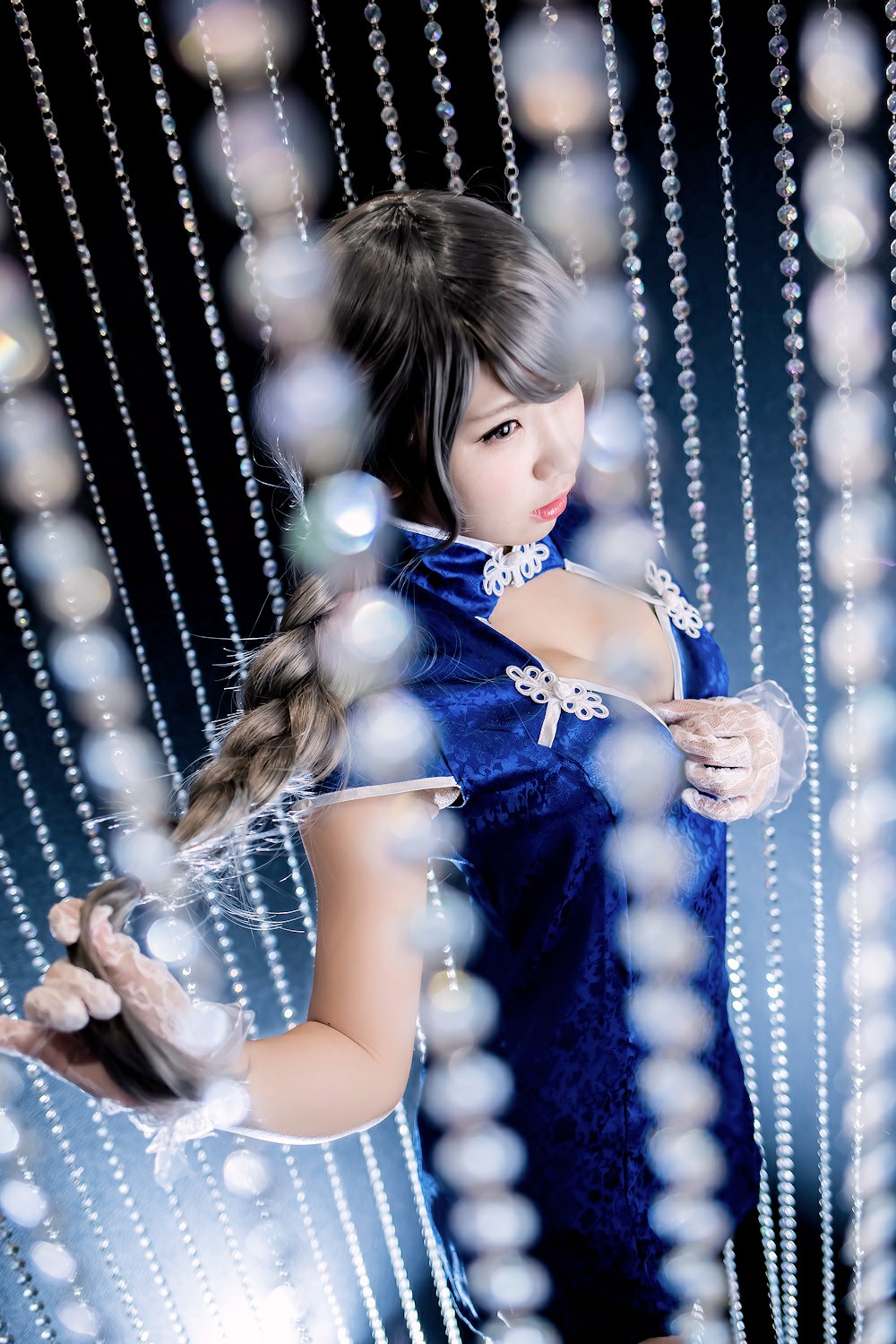 图片[19]-中華娘娘之Blue蓝色旗袍与美腿高跟 – COSPLAY-小乔阁