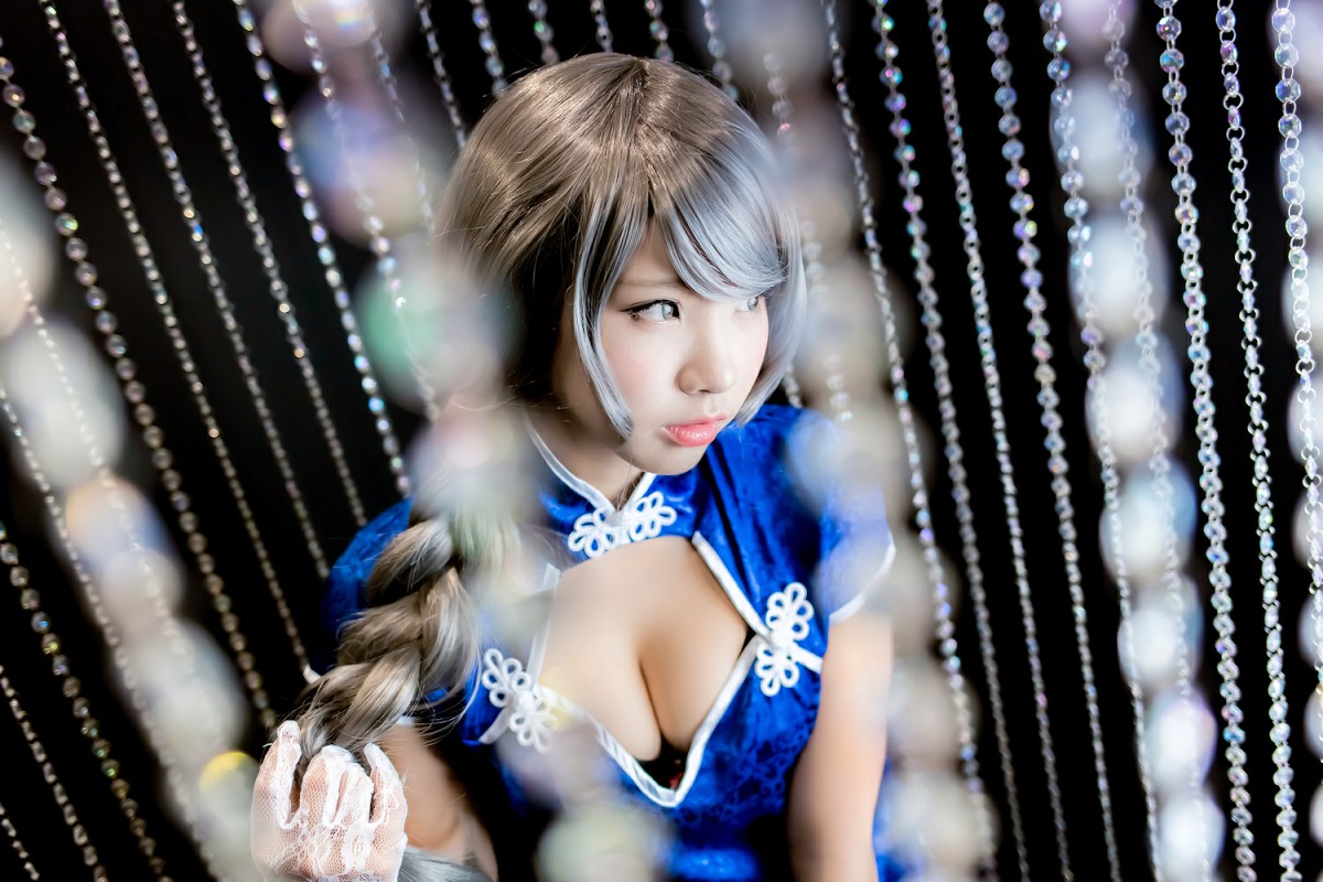 图片[20]-中華娘娘之Blue蓝色旗袍与美腿高跟 – COSPLAY-小乔阁