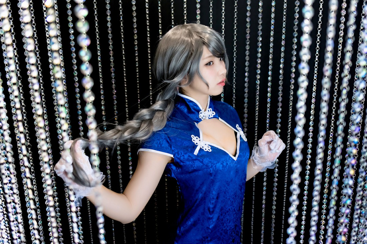 图片[21]-中華娘娘之Blue蓝色旗袍与美腿高跟 – COSPLAY-小乔阁