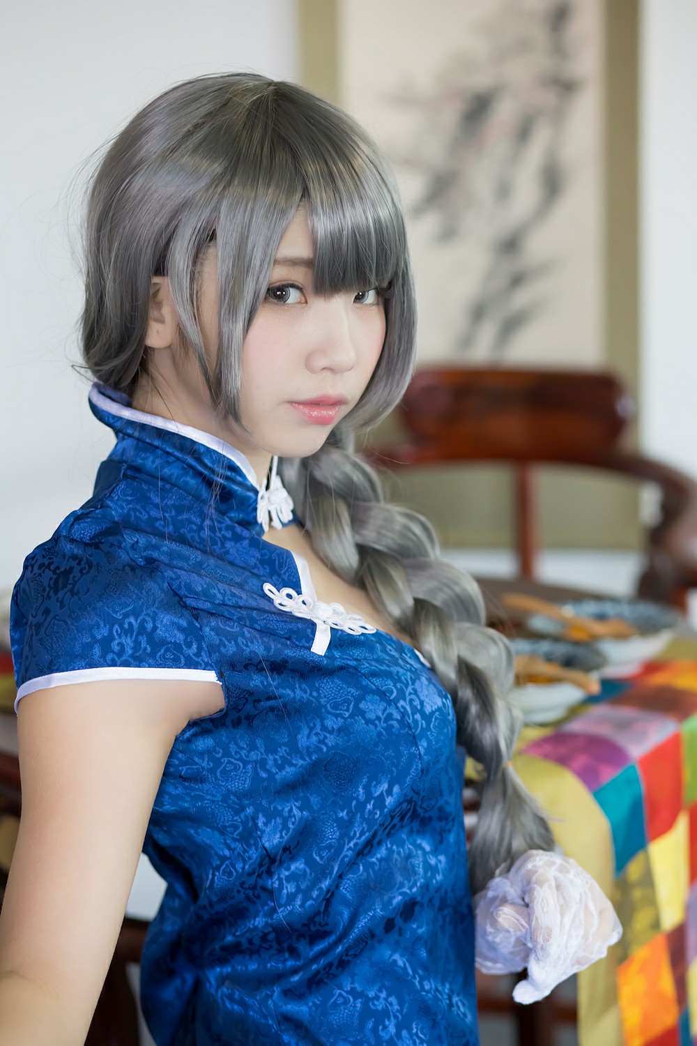 图片[30]-中華娘娘之Blue蓝色旗袍与美腿高跟 – COSPLAY-小乔阁