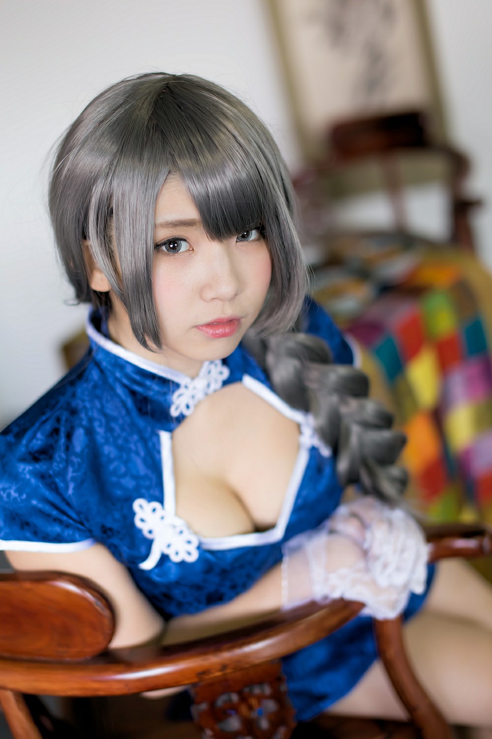图片[35]-中華娘娘之Blue蓝色旗袍与美腿高跟 – COSPLAY-小乔阁