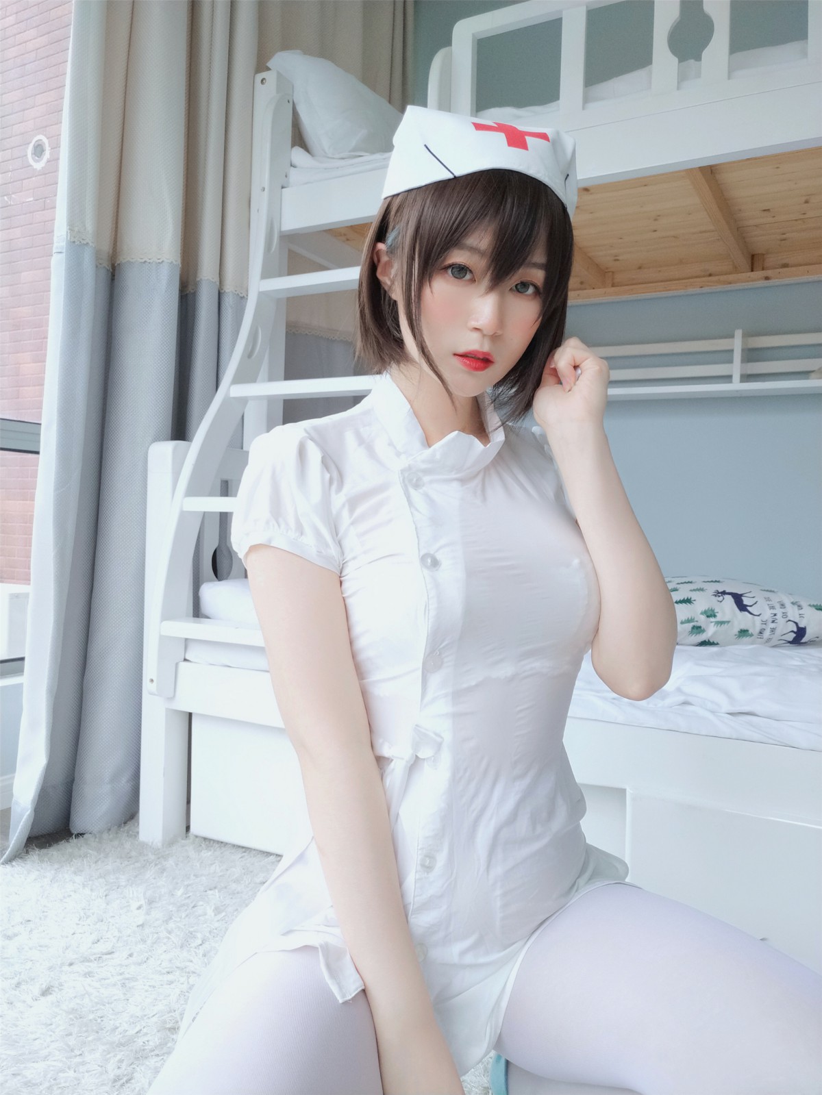 图片[4]-Coser小姐姐白银 – 白丝小护士 – COSPLAY-小乔阁