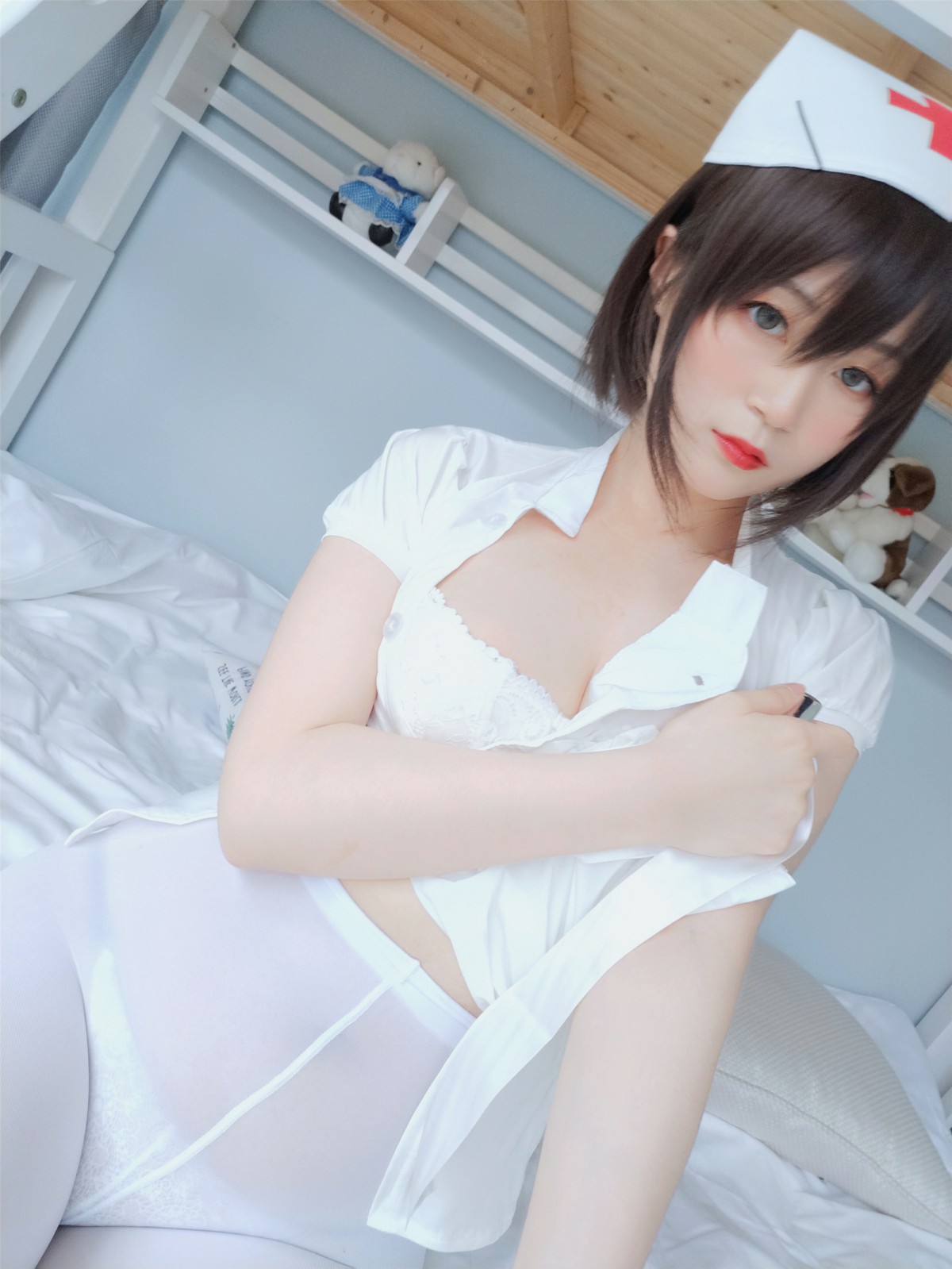 图片[11]-Coser小姐姐白银 – 白丝小护士 – COSPLAY-小乔阁
