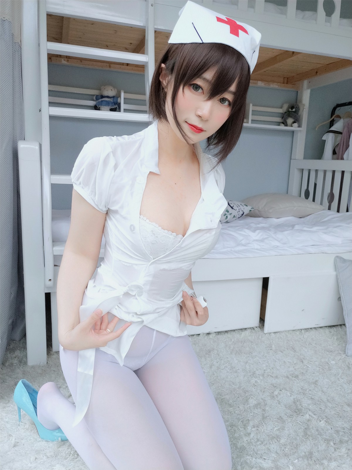 图片[13]-Coser小姐姐白银 – 白丝小护士 – COSPLAY-小乔阁