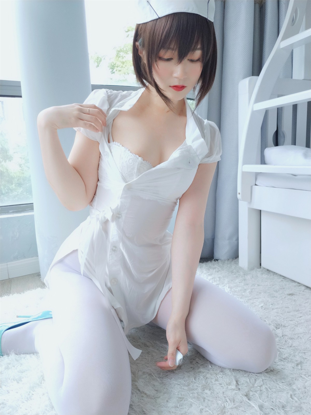 图片[24]-Coser小姐姐白银 – 白丝小护士 – COSPLAY-小乔阁