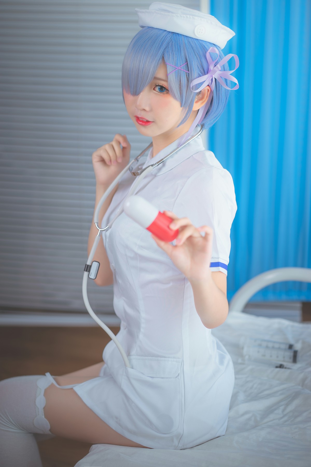 图片[4]-[Cosplay]面饼仙儿 – 蕾姆护士装 – COSPLAY-小乔阁