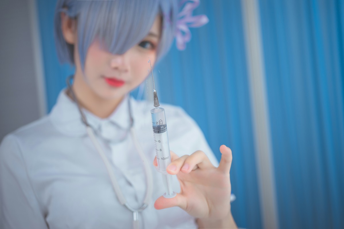 图片[5]-[Cosplay]面饼仙儿 – 蕾姆护士装 – COSPLAY-小乔阁