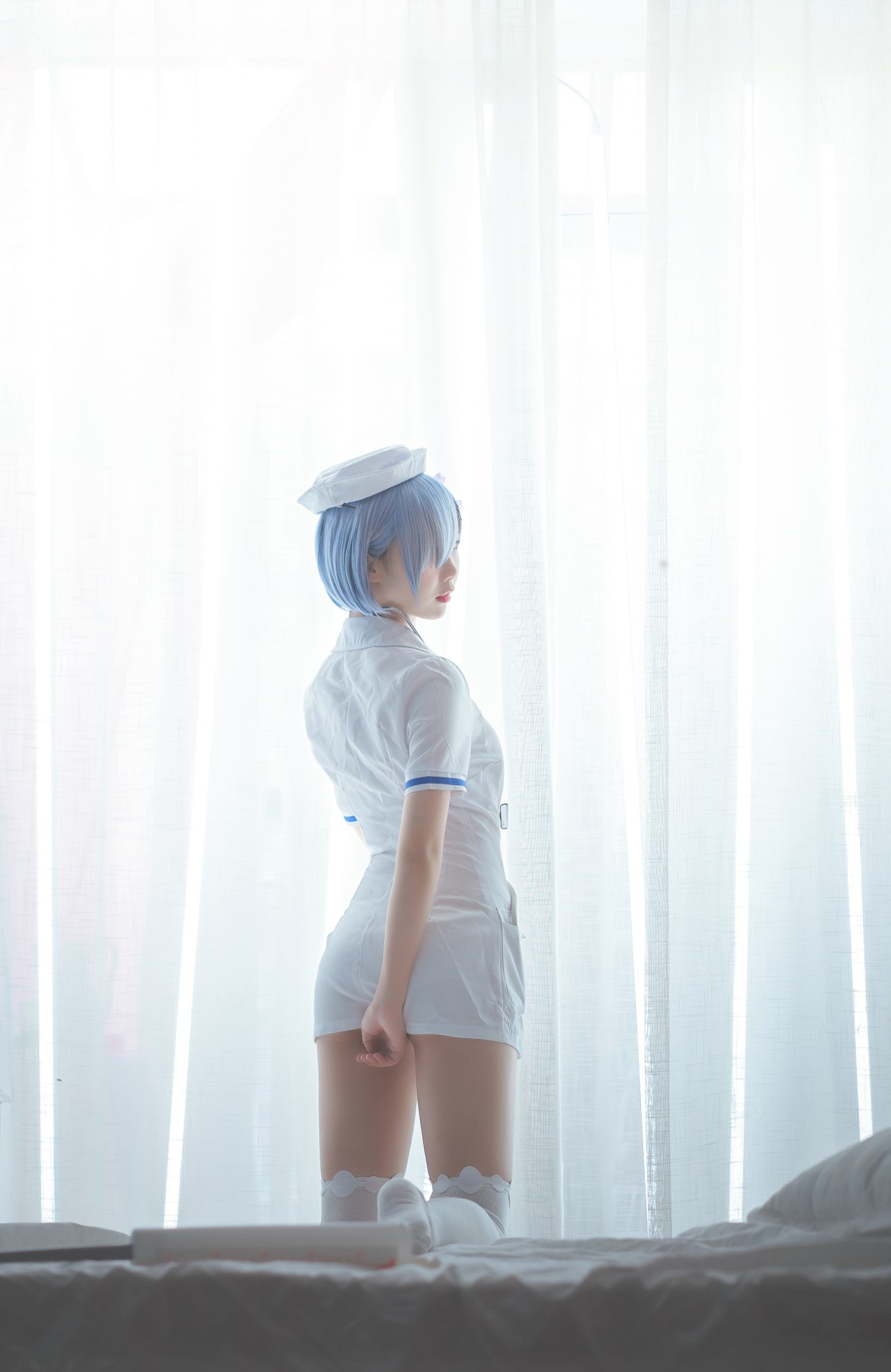 图片[11]-[Cosplay]面饼仙儿 – 蕾姆护士装 – COSPLAY-小乔阁