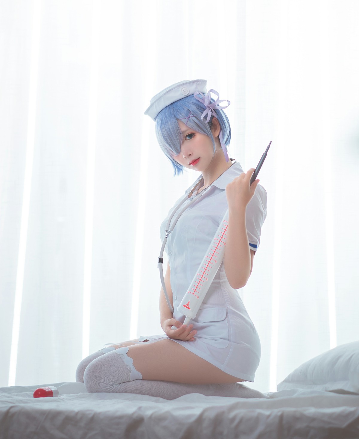 图片[12]-[Cosplay]面饼仙儿 – 蕾姆护士装 – COSPLAY-小乔阁