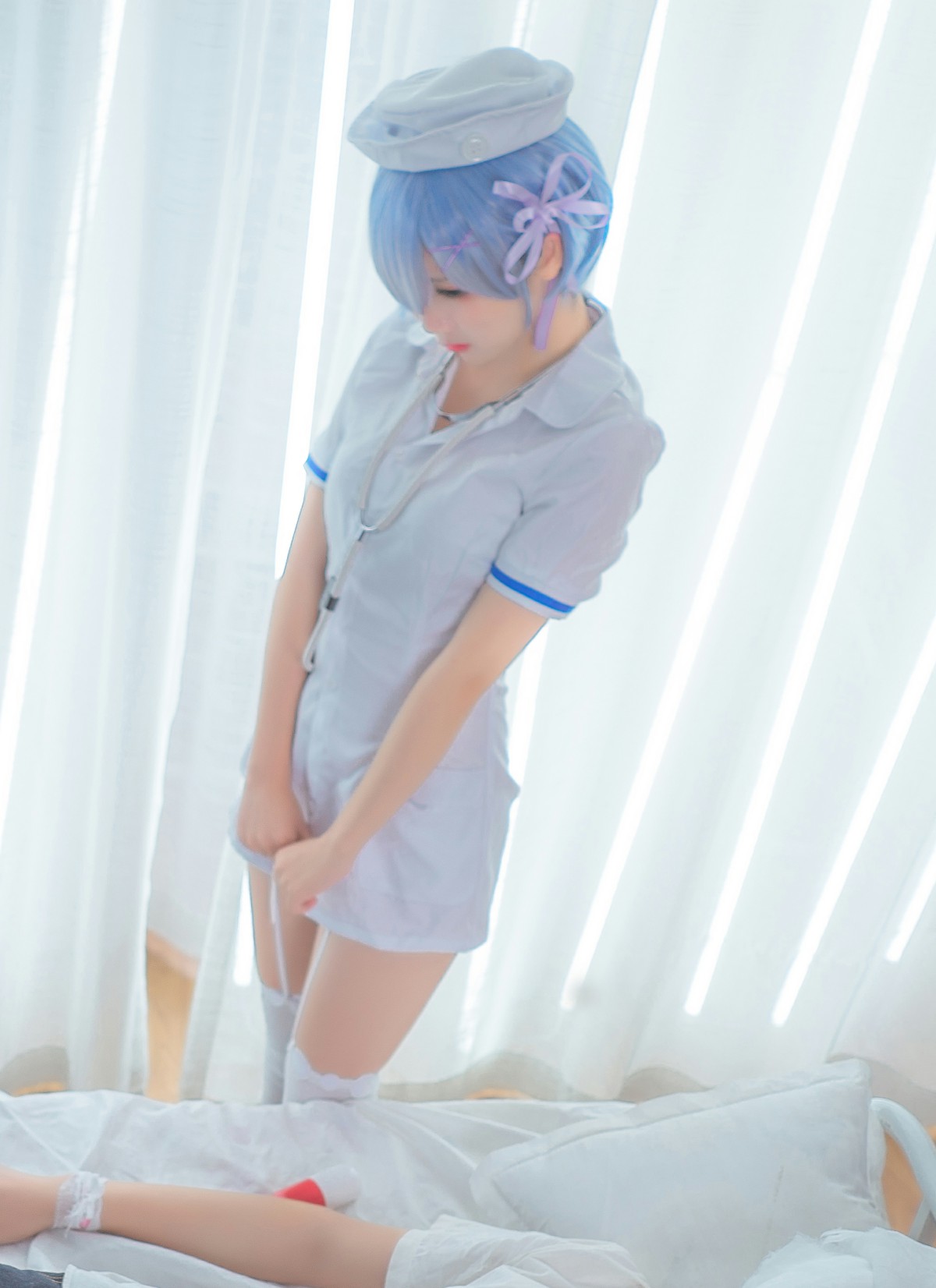 图片[13]-[Cosplay]面饼仙儿 – 蕾姆护士装 – COSPLAY-小乔阁