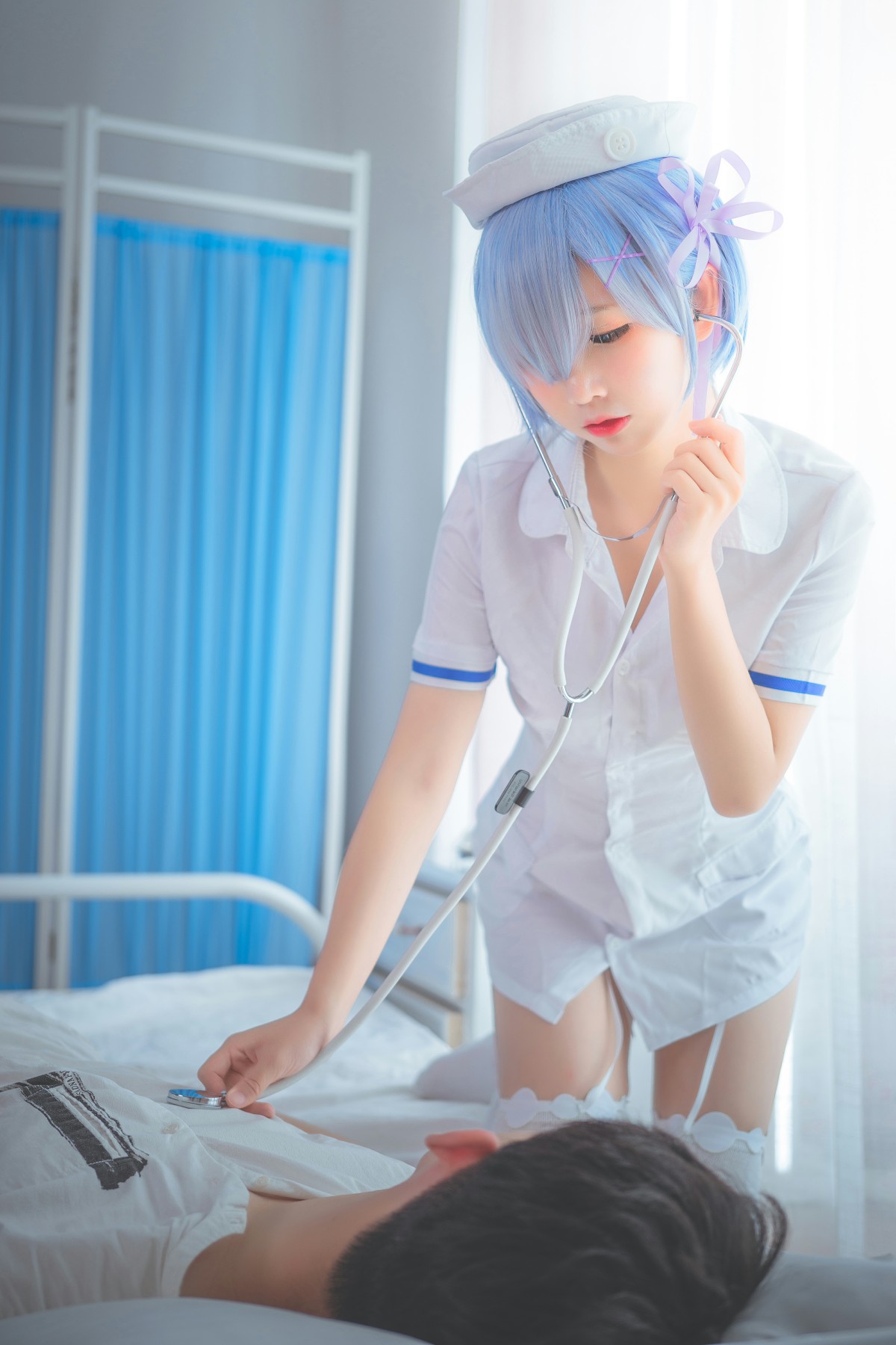 图片[15]-[Cosplay]面饼仙儿 – 蕾姆护士装 – COSPLAY-小乔阁