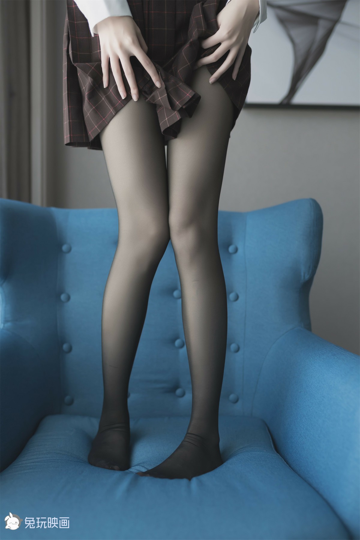 图片[45]-兔玩映画系列 Vol.051 蓝椅子上的黑丝少女_ – COSPLAY-小乔阁