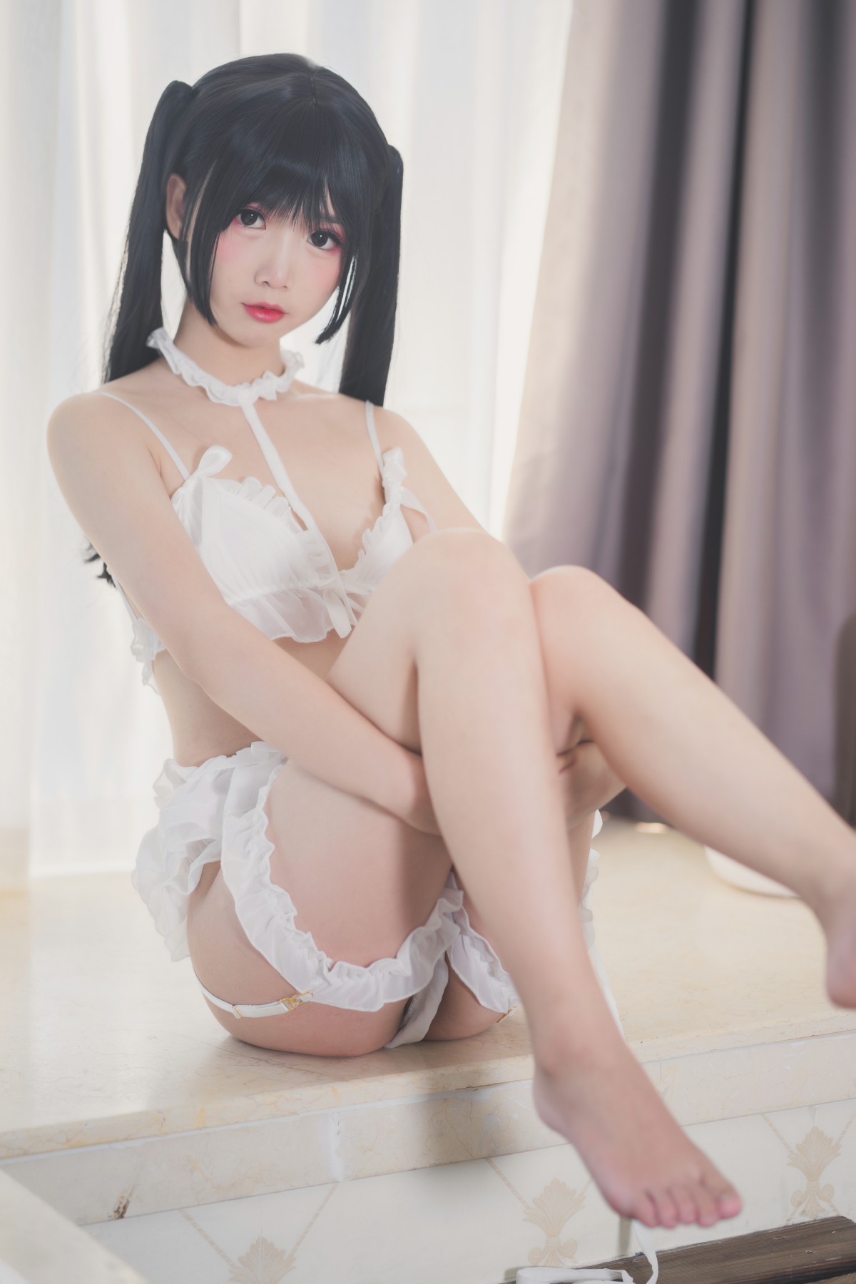 图片[3]-[Cosplay]面饼仙儿 – 脑内少女 白内衣 – COSPLAY-小乔阁