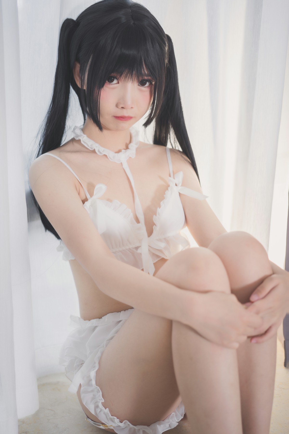 图片[6]-[Cosplay]面饼仙儿 – 脑内少女 白内衣 – COSPLAY-小乔阁