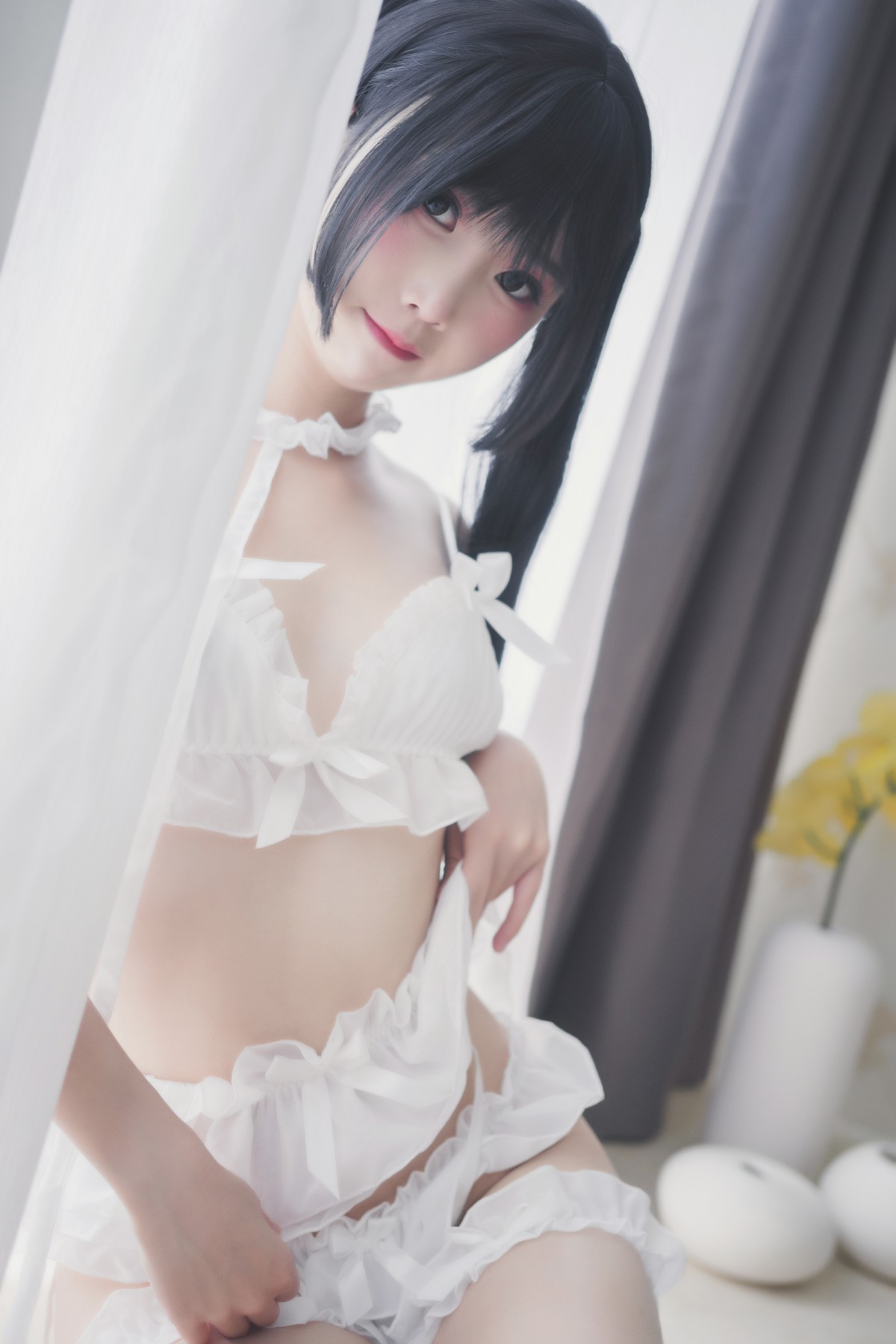 图片[8]-[Cosplay]面饼仙儿 – 脑内少女 白内衣 – COSPLAY-小乔阁