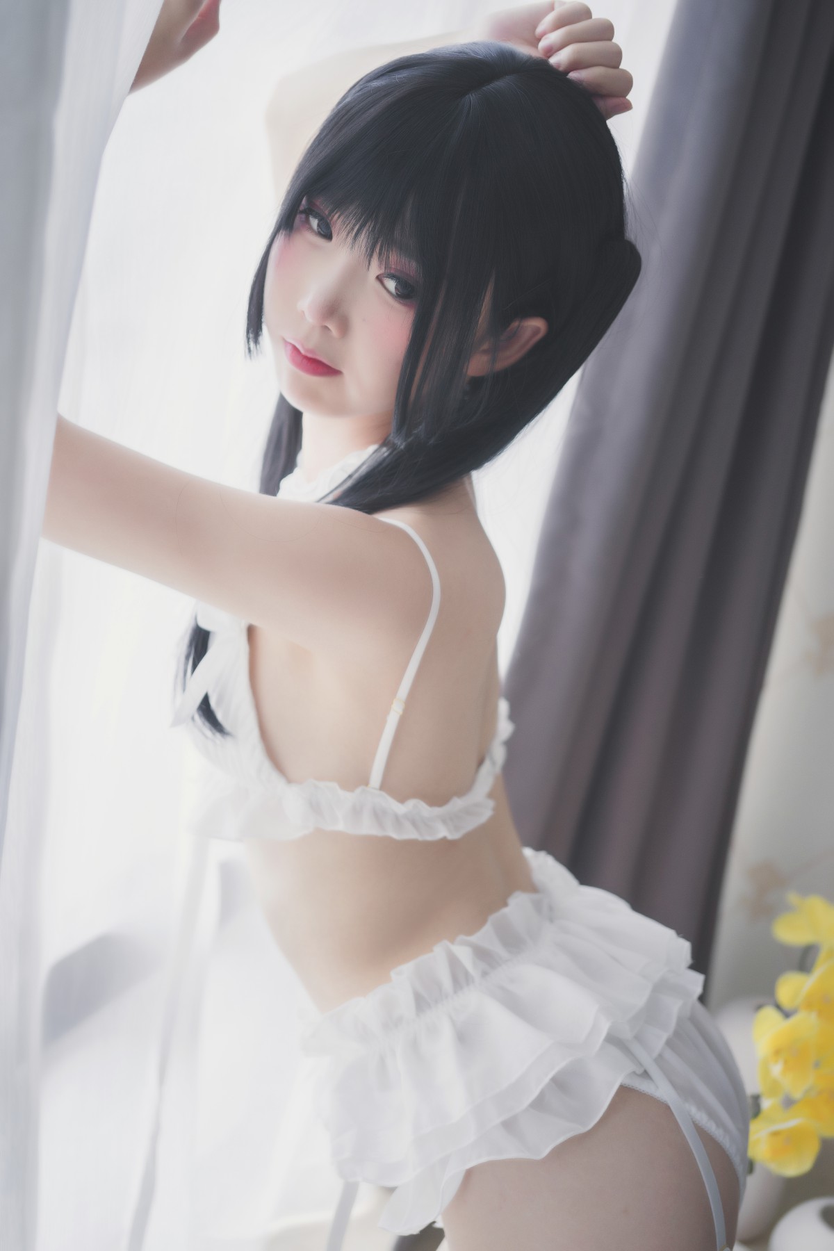 图片[10]-[Cosplay]面饼仙儿 – 脑内少女 白内衣 – COSPLAY-小乔阁