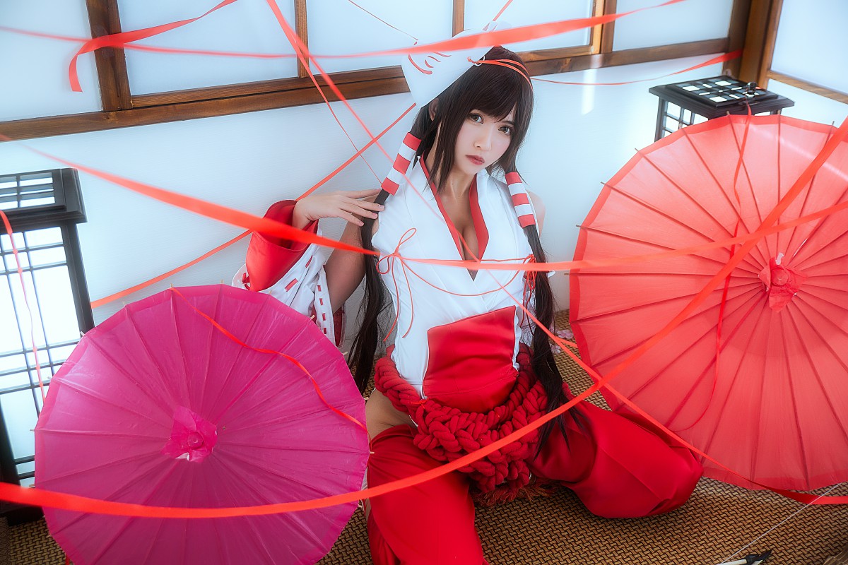 图片[5]-[Cosplay]鳗鱼霏儿 – 巫女 – COSPLAY-小乔阁