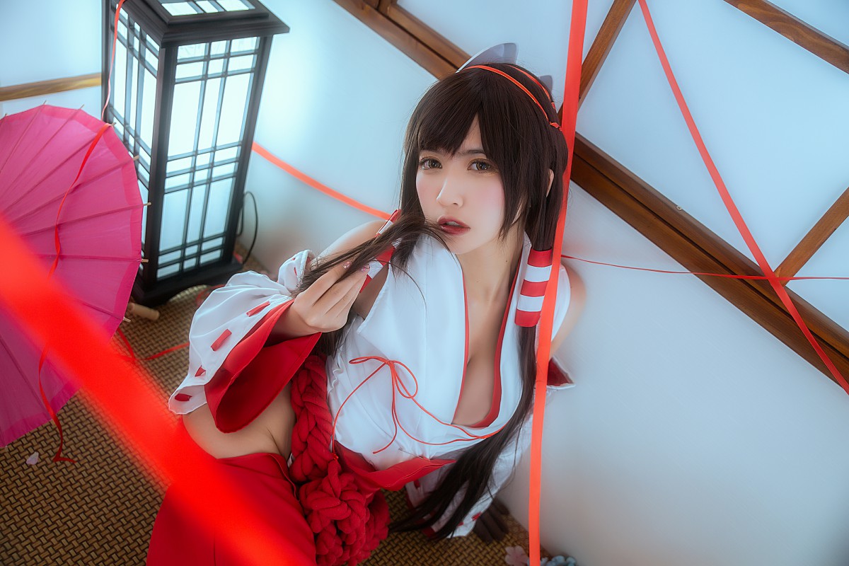 图片[9]-[Cosplay]鳗鱼霏儿 – 巫女 – COSPLAY-小乔阁