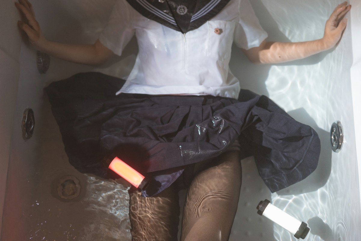 图片[7]-[Cosplay]面饼仙儿 – 脑内少女 浴缸黑丝 – COSPLAY-小乔阁