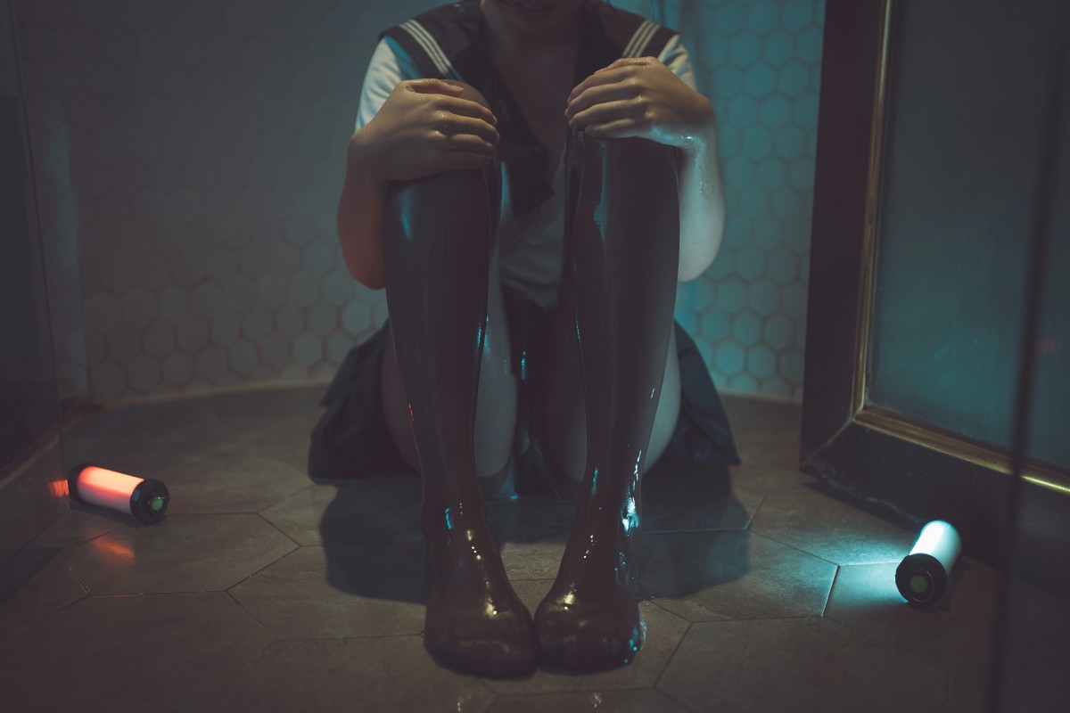 图片[17]-[Cosplay]面饼仙儿 – 脑内少女 浴缸黑丝 – COSPLAY-小乔阁