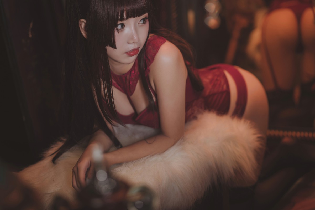 图片[12]-[Cosplay]面饼仙儿 – 脑内少女 红色束衣 – COSPLAY-小乔阁