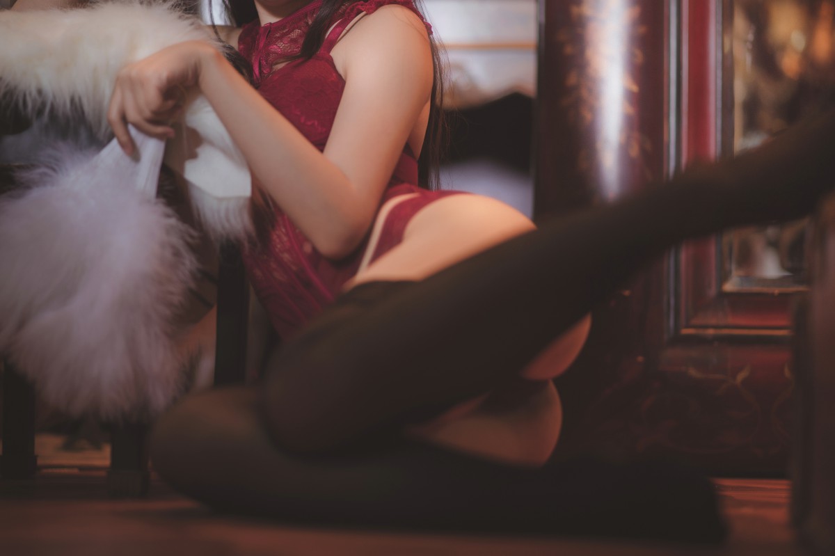 图片[13]-[Cosplay]面饼仙儿 – 脑内少女 红色束衣 – COSPLAY-小乔阁