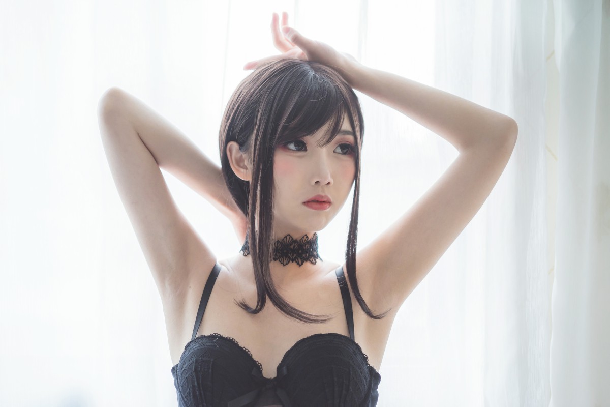 图片[6]-[Cosplay]面饼仙儿 – 脑内少女 黑色束衣 – COSPLAY-小乔阁