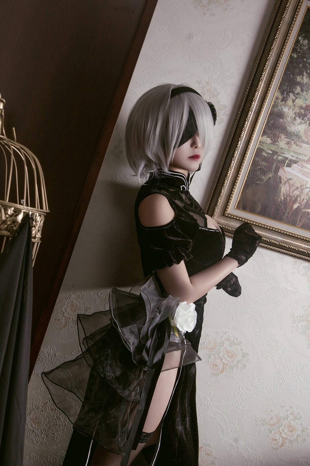 [Cosplay]穿旗袍的2B小姐姐 – COSPLAY-小乔阁