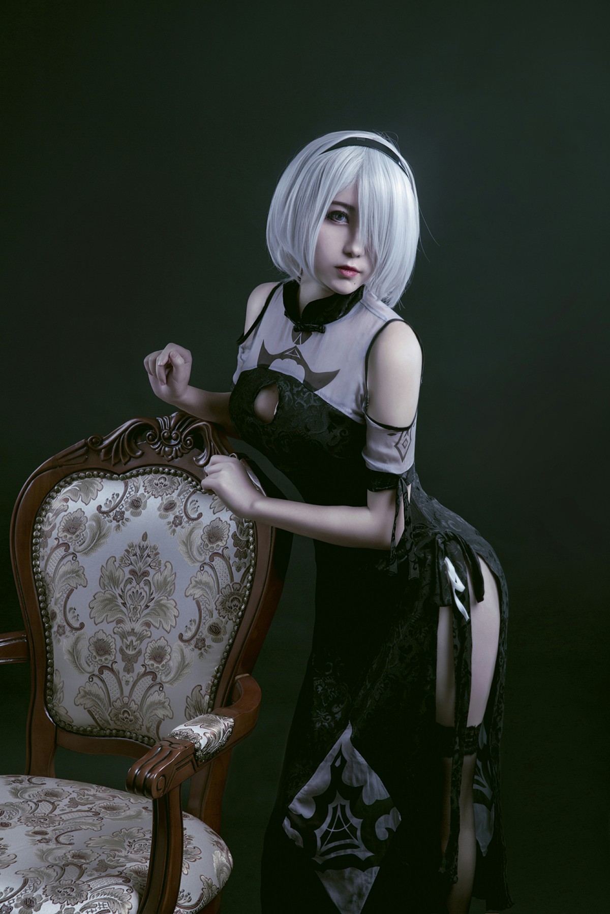 图片[15]-[Cosplay]穿旗袍的2B小姐姐 – COSPLAY-小乔阁