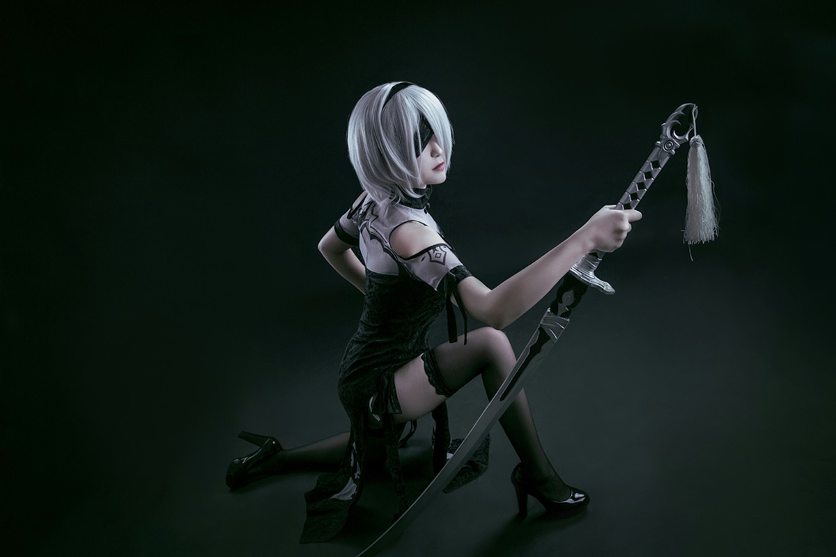 图片[16]-[Cosplay]穿旗袍的2B小姐姐 – COSPLAY-小乔阁