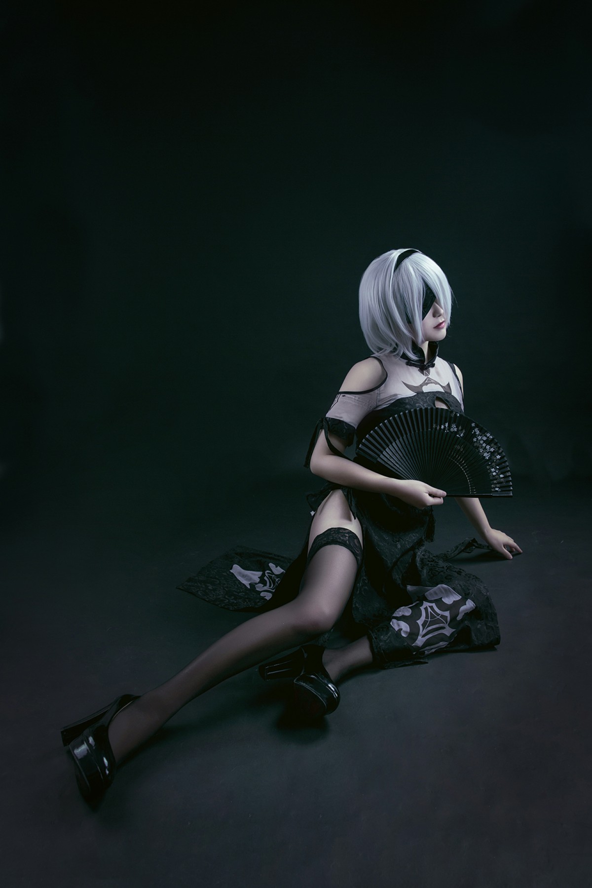 图片[17]-[Cosplay]穿旗袍的2B小姐姐 – COSPLAY-小乔阁