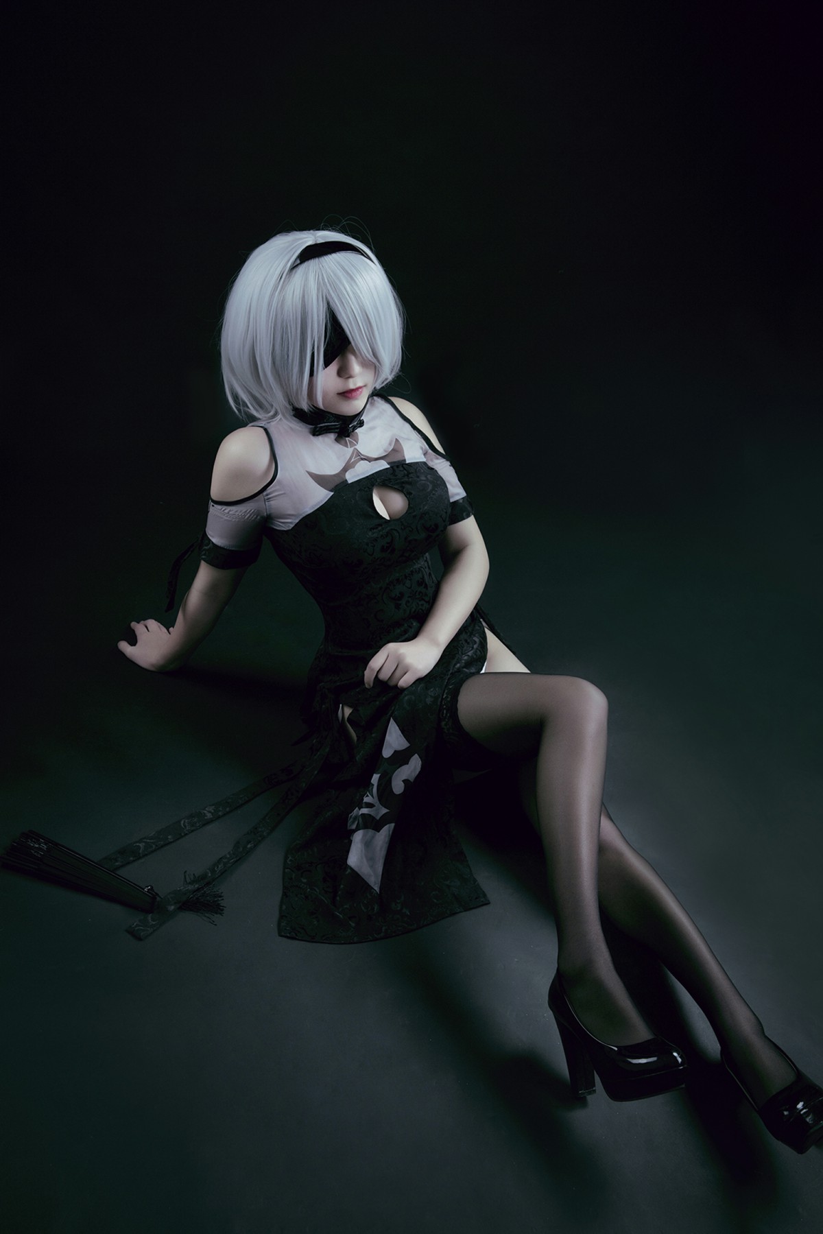 图片[18]-[Cosplay]穿旗袍的2B小姐姐 – COSPLAY-小乔阁