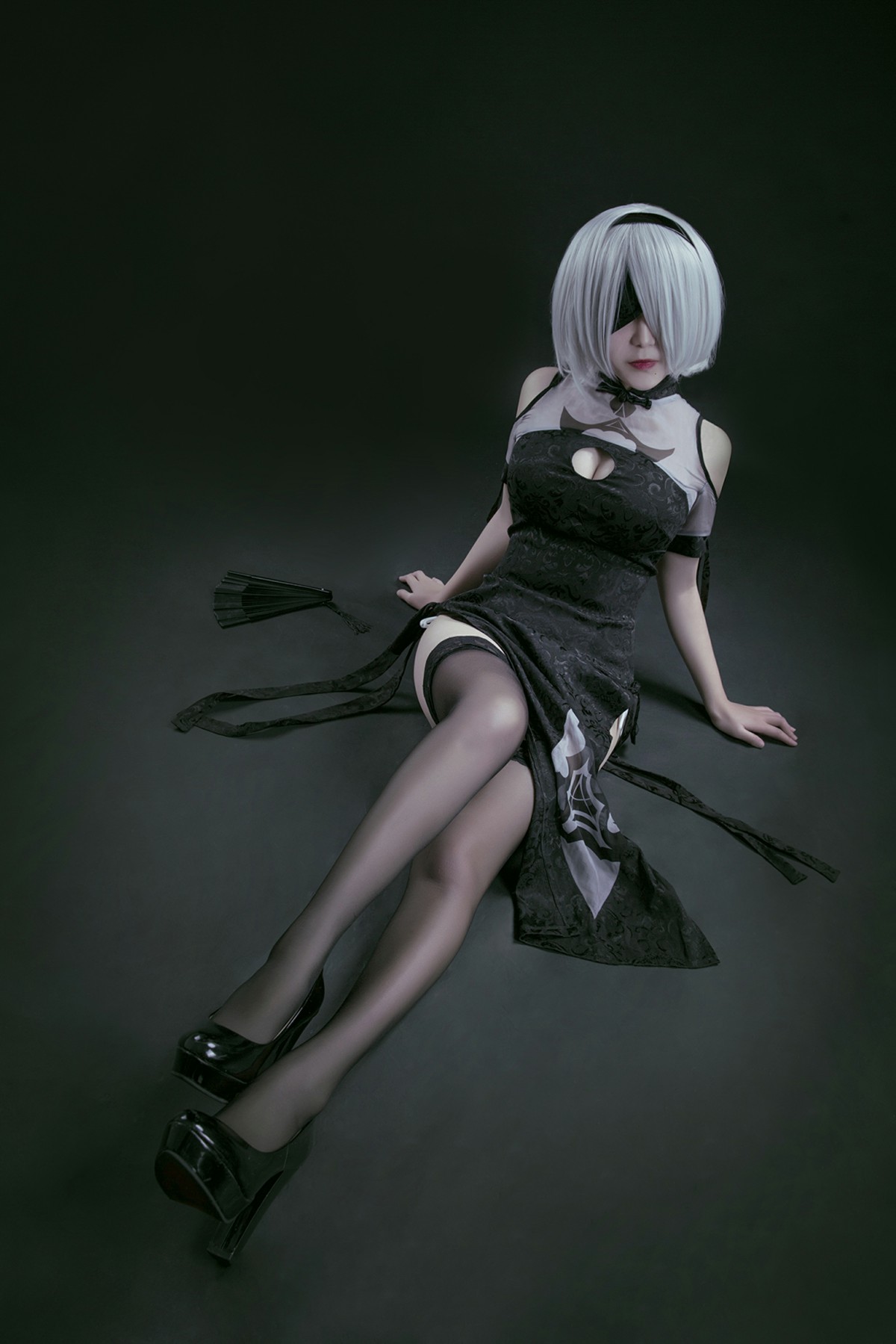 图片[19]-[Cosplay]穿旗袍的2B小姐姐 – COSPLAY-小乔阁
