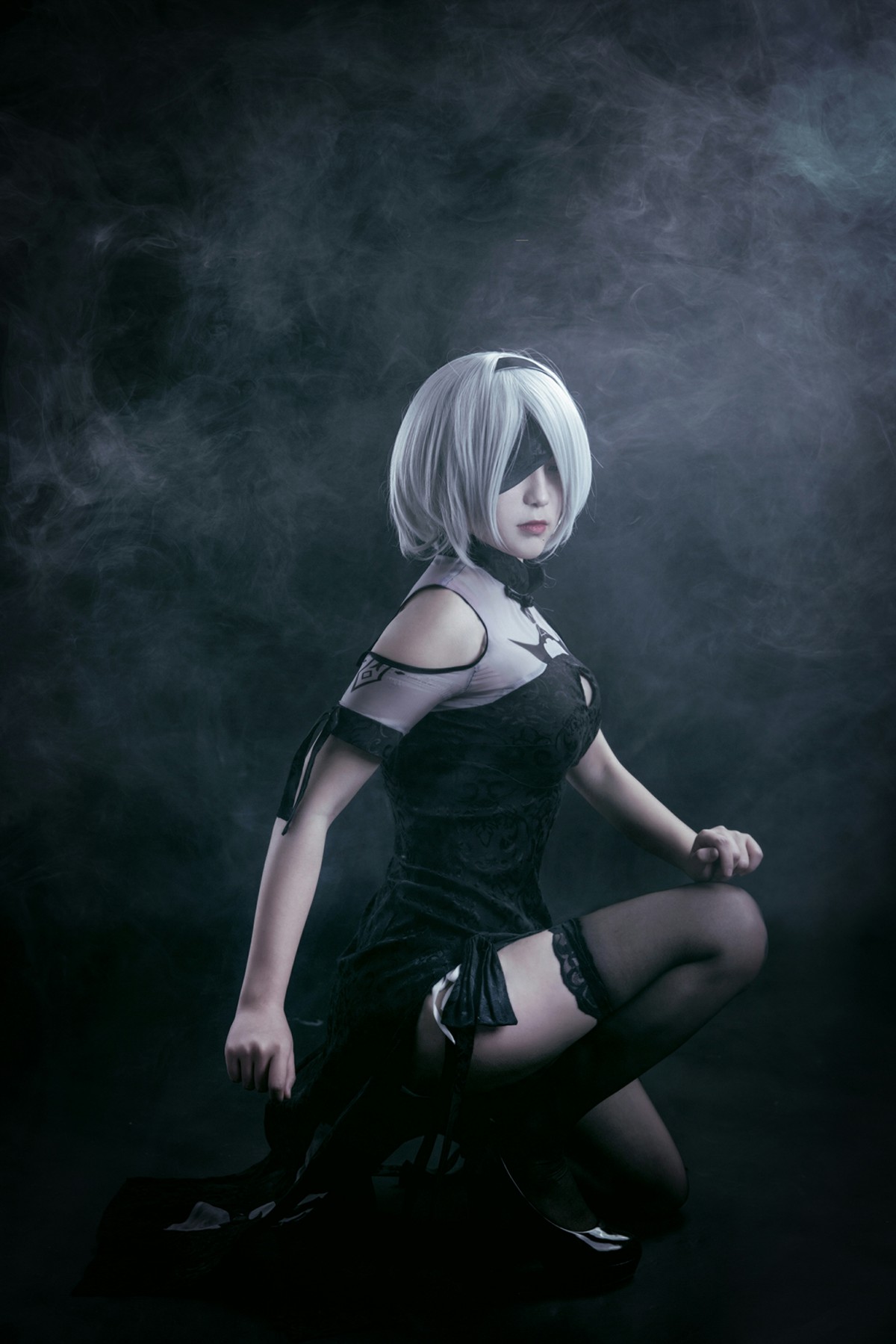 图片[21]-[Cosplay]穿旗袍的2B小姐姐 – COSPLAY-小乔阁