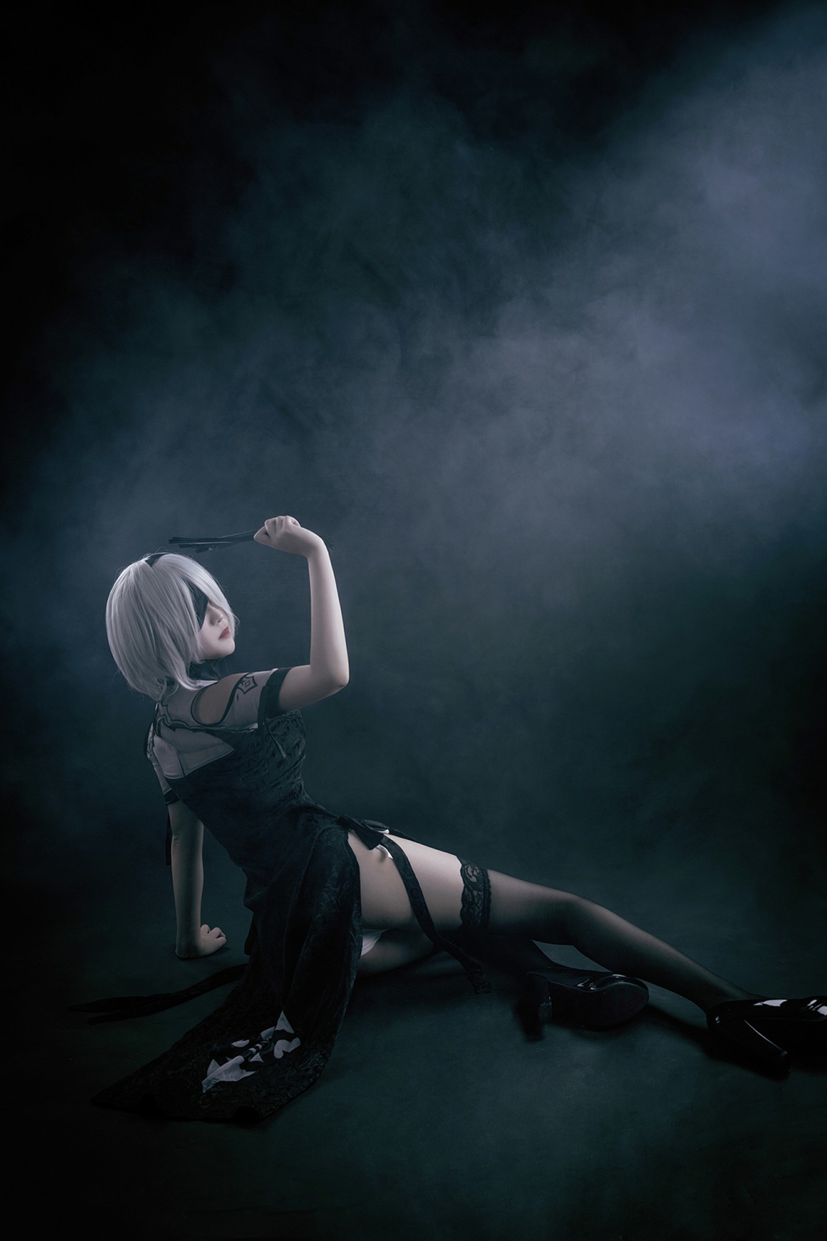 图片[22]-[Cosplay]穿旗袍的2B小姐姐 – COSPLAY-小乔阁