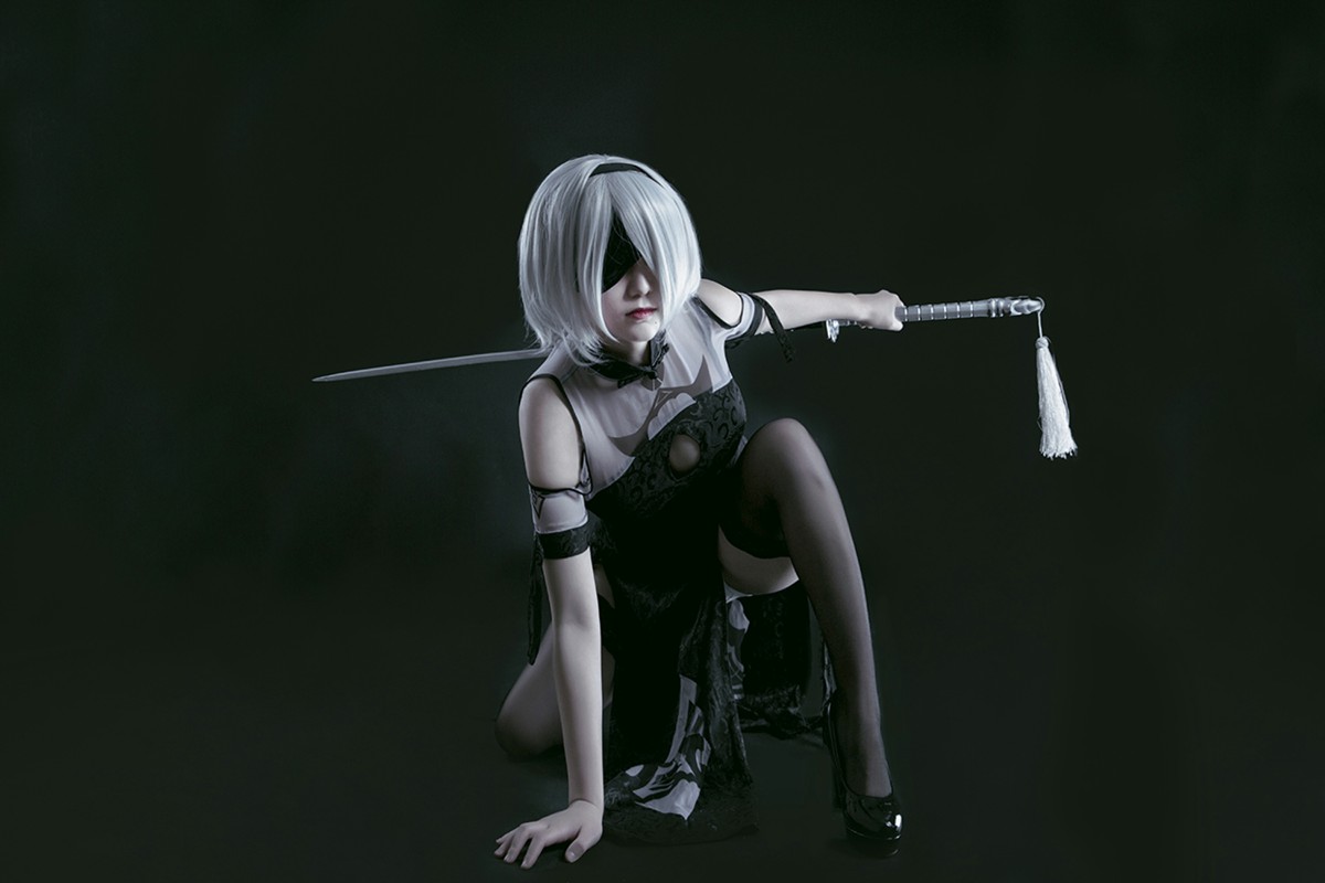 图片[23]-[Cosplay]穿旗袍的2B小姐姐 – COSPLAY-小乔阁