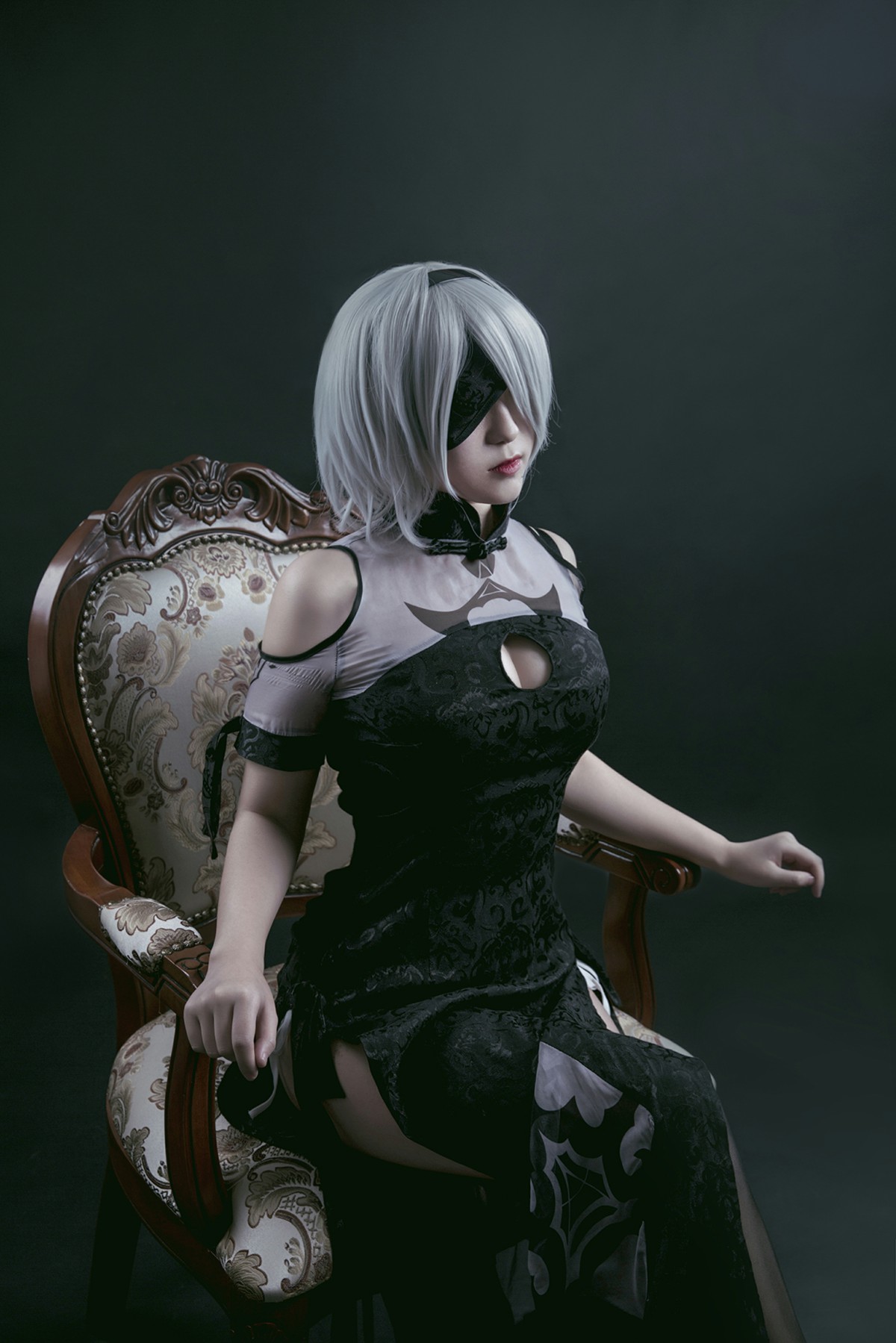 图片[26]-[Cosplay]穿旗袍的2B小姐姐 – COSPLAY-小乔阁