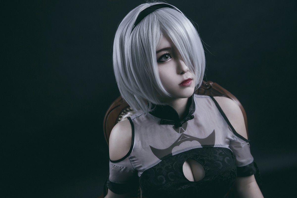 图片[27]-[Cosplay]穿旗袍的2B小姐姐 – COSPLAY-小乔阁