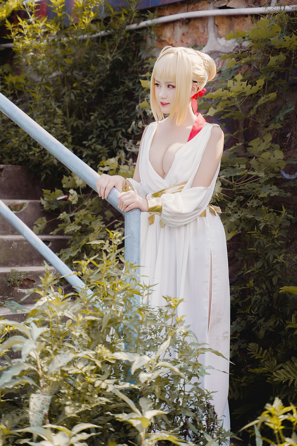 图片[9]-甜美女神 白裙飘逸难以抵挡的诱惑 – COSPLAY-小乔阁